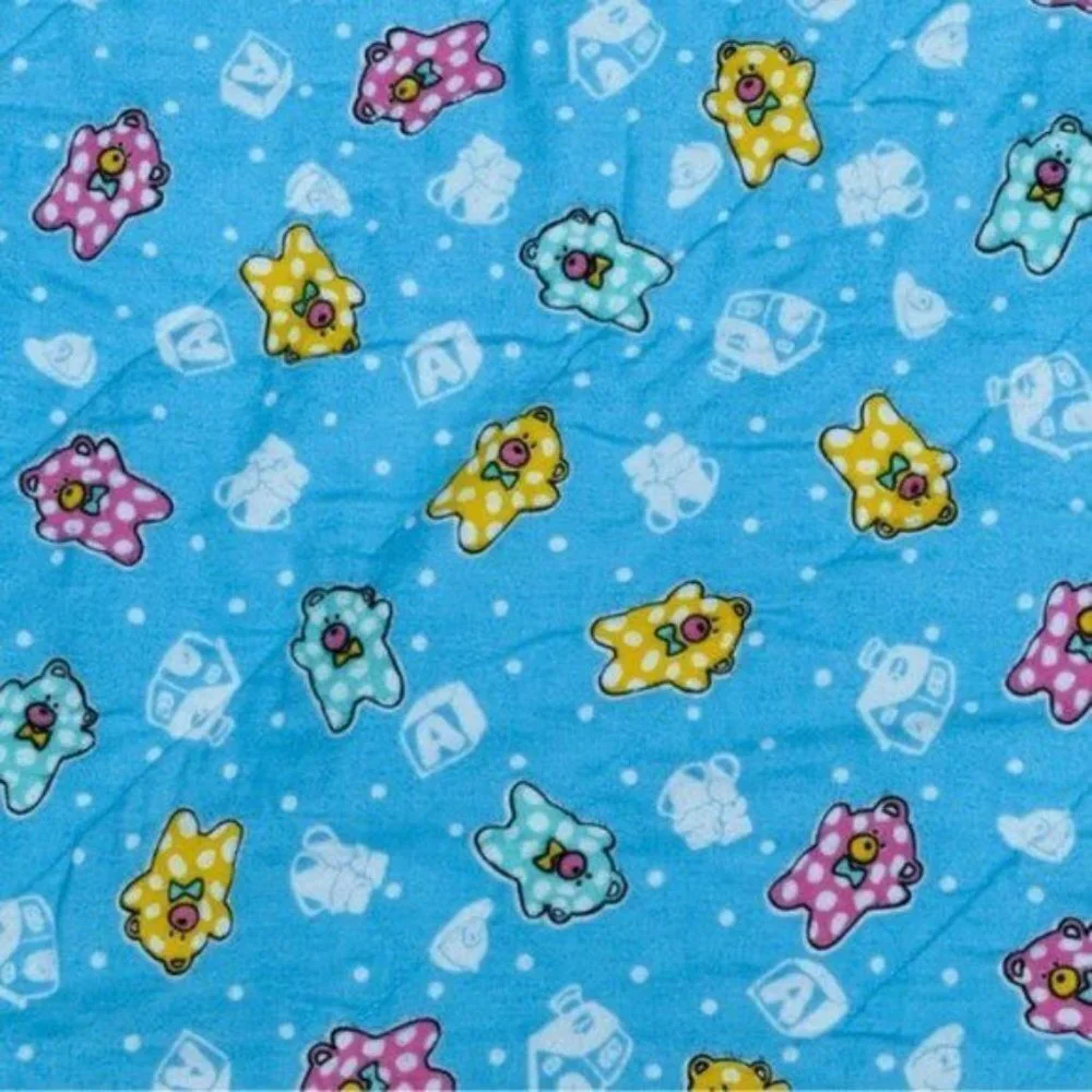 Baby Crib Quilt 32 X 48.5 Unisex Patchwork Floral Dog‎ Bunny Nautical Airplane